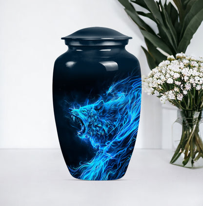 Wolf Urn