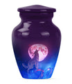Wolf Keepsake For Human Ashes Funeral, Ashes Urn For Ashes