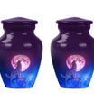 Wolf Keepsake For Human Ashes Funeral, Ashes Urn For Ashes