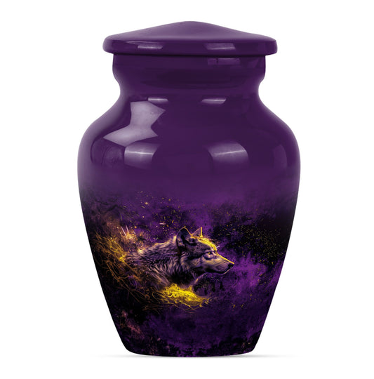 Wolf Urn For Ashes For Mom Large Funeral, Ashes Urn For Ashes