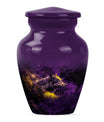 10-inch wolf urn, classic abstract large urn.