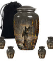 wolf urn  for cremation ashes
