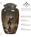 wolf urn  for cremation ashes