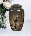 wolf urn  for cremation ashes