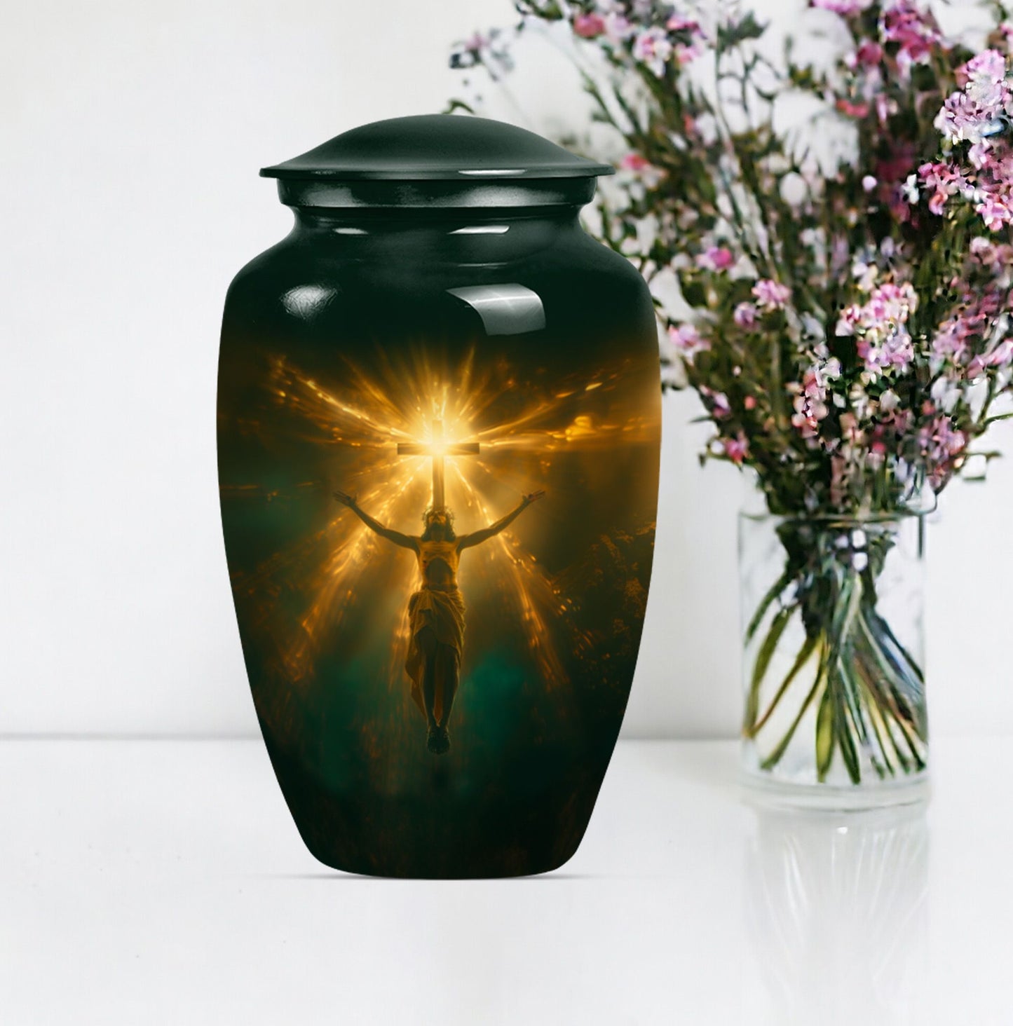 Jesus Urn for adult ashes