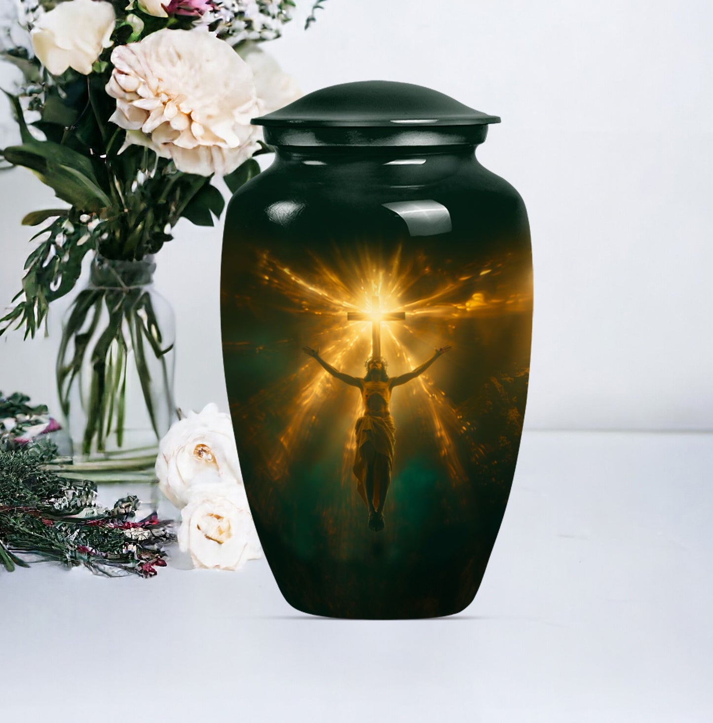 Jesus Urn for adult ashes