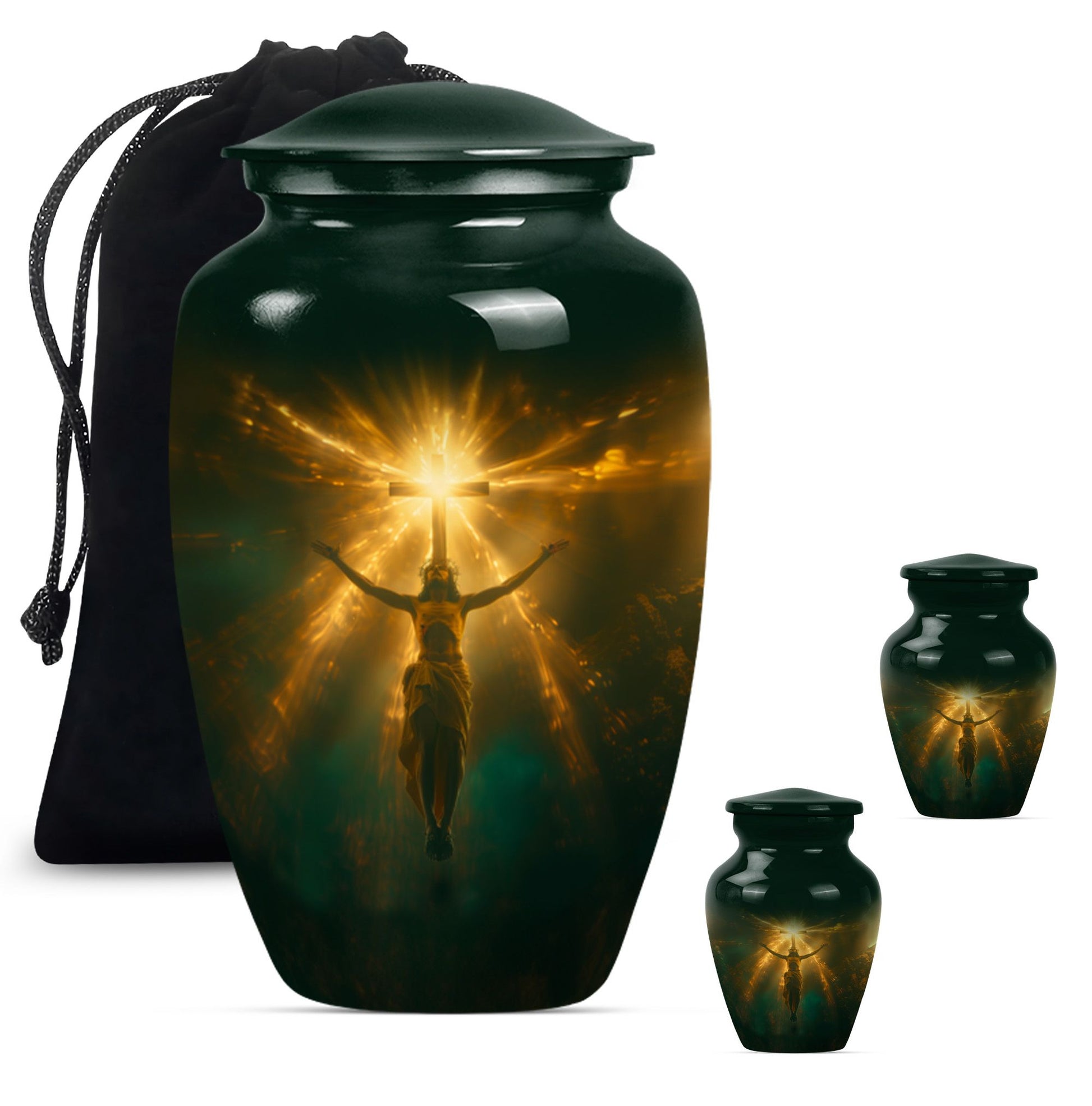 Jesus Small Ashes Urn Funeral, Ashes Cremation Urn For Ashes