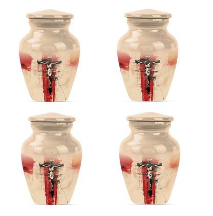 Personalized Religious Keepsake Urn for Human Ashes - 10-inch, 200 cu in - Yatskia
