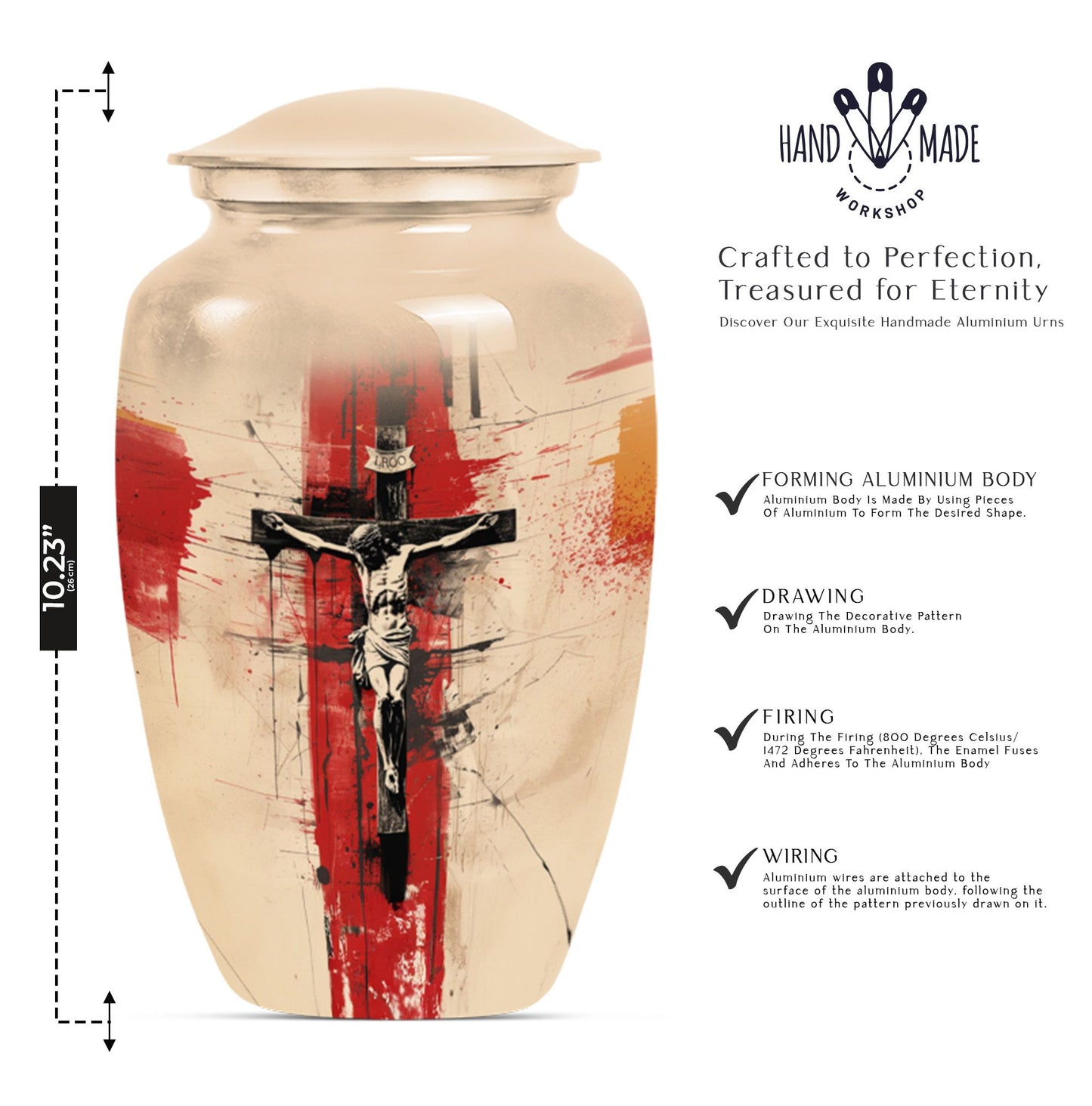Jesus Urn for human ashes