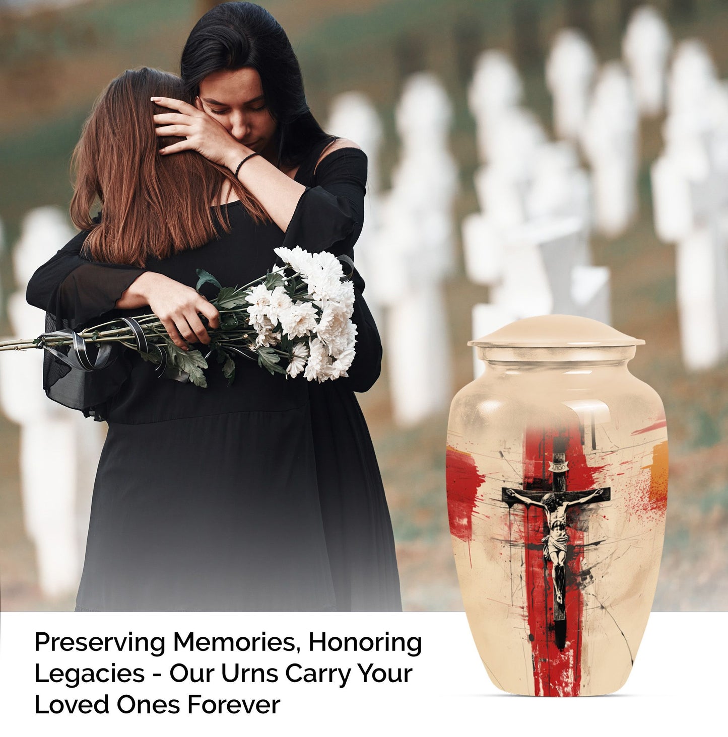 Jesus Urn for human ashes