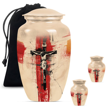 Large Urn with 2 Mini Urn