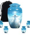 Jesus Small Ashes Keepsake Funeral, Ashes Cremation Urn