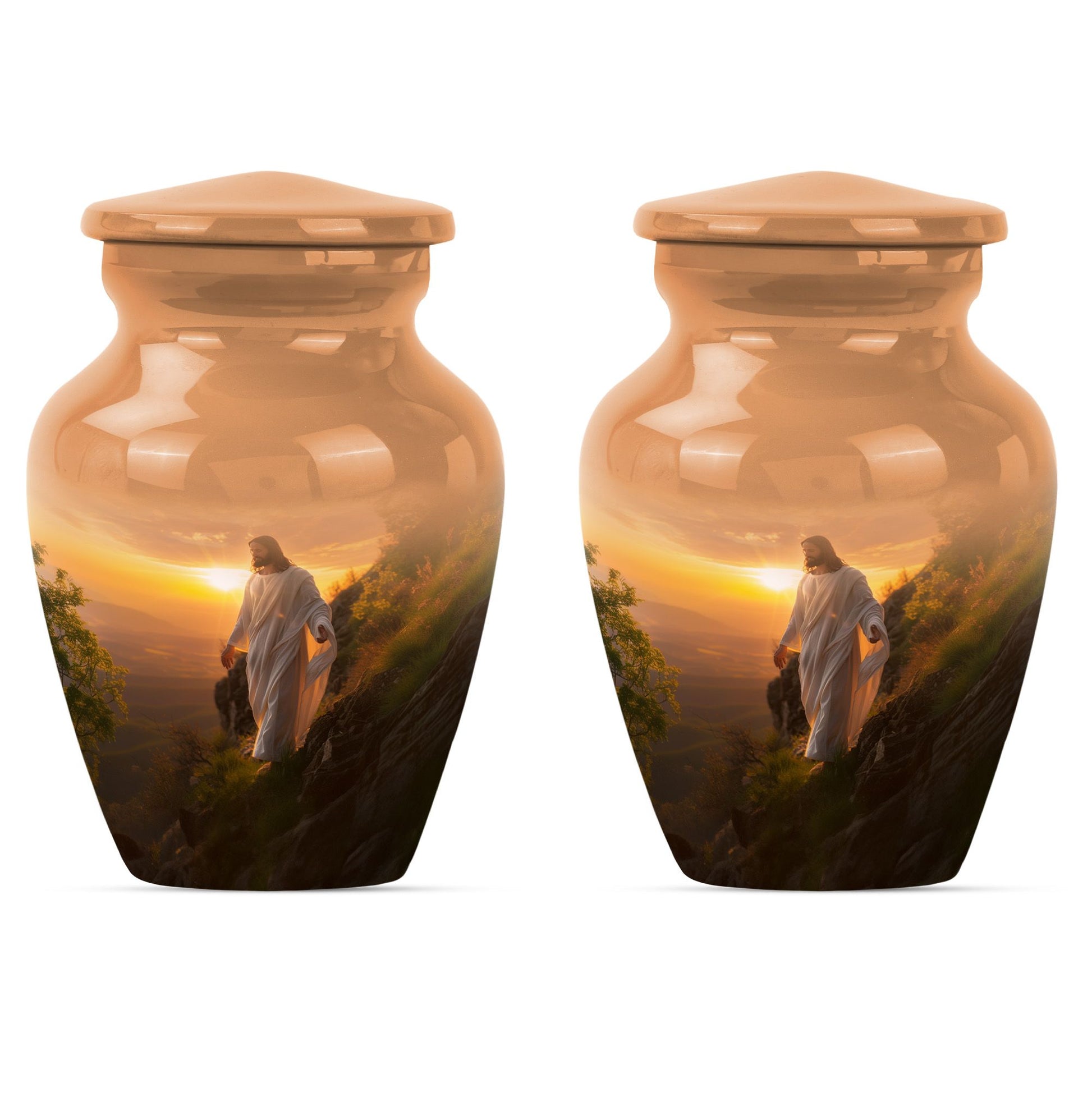 Jesus Small Urns For Women Human Ashes Funeral, Ashes Urn