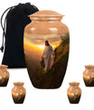 Large 10 inch Jesus Urn, designed for adult ashes.