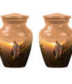 Large 10 inch Jesus Urn, designed for adult ashes.