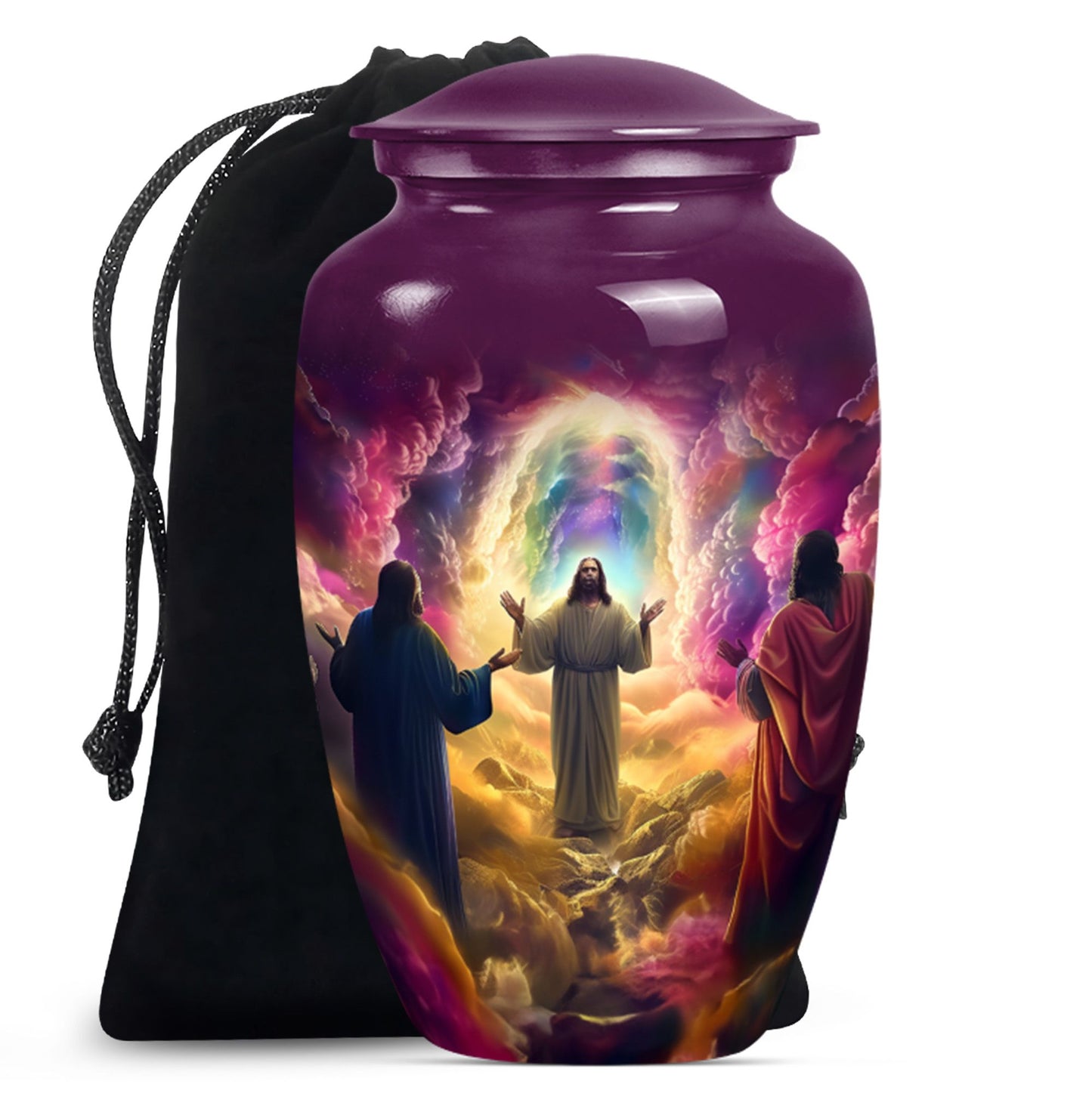 Classic Jesus Urn, memorial urn for cremation ashes.
