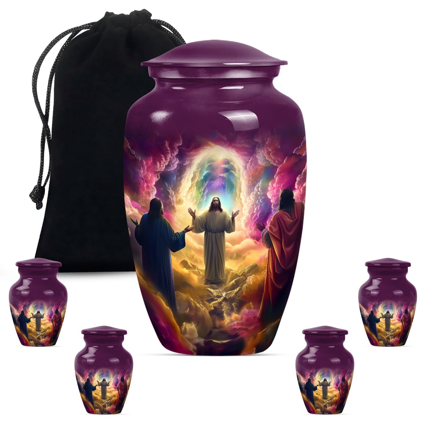 Classic Jesus Urn, memorial urn for cremation ashes.