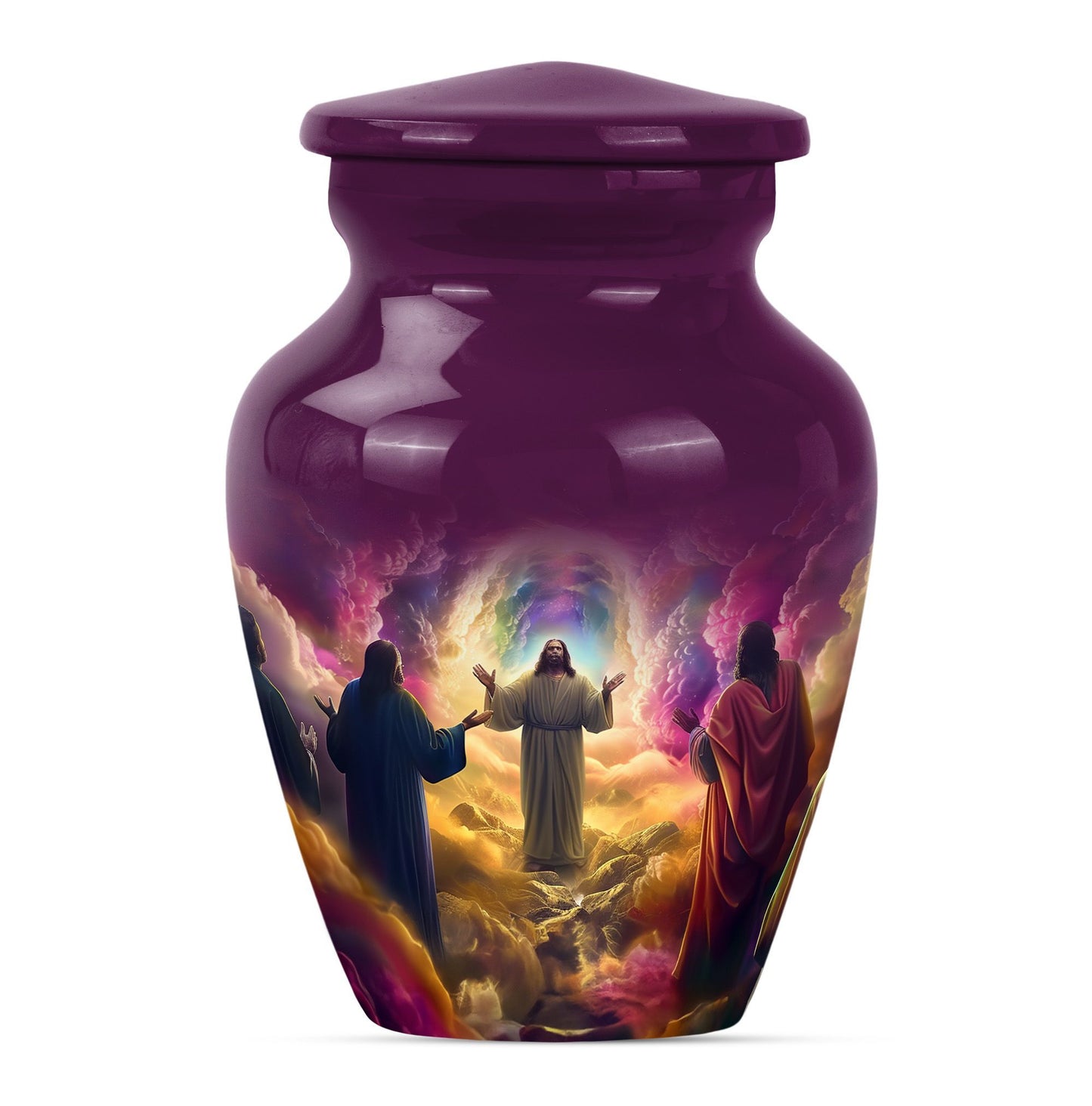 Classic Jesus Urn, memorial urn for cremation ashes.