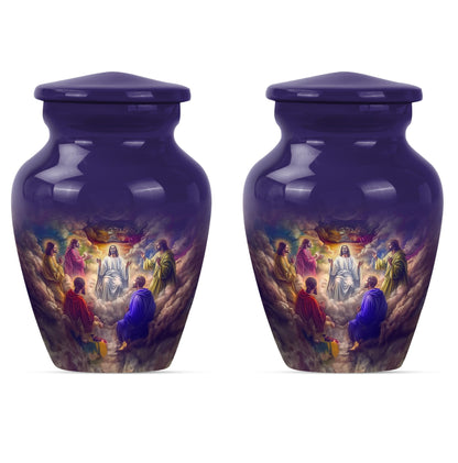 Jesus Urn, classic large funeral burial and memorial urn for human ashes