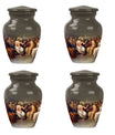 Jesus themed 10-inch aluminium cremation urn
