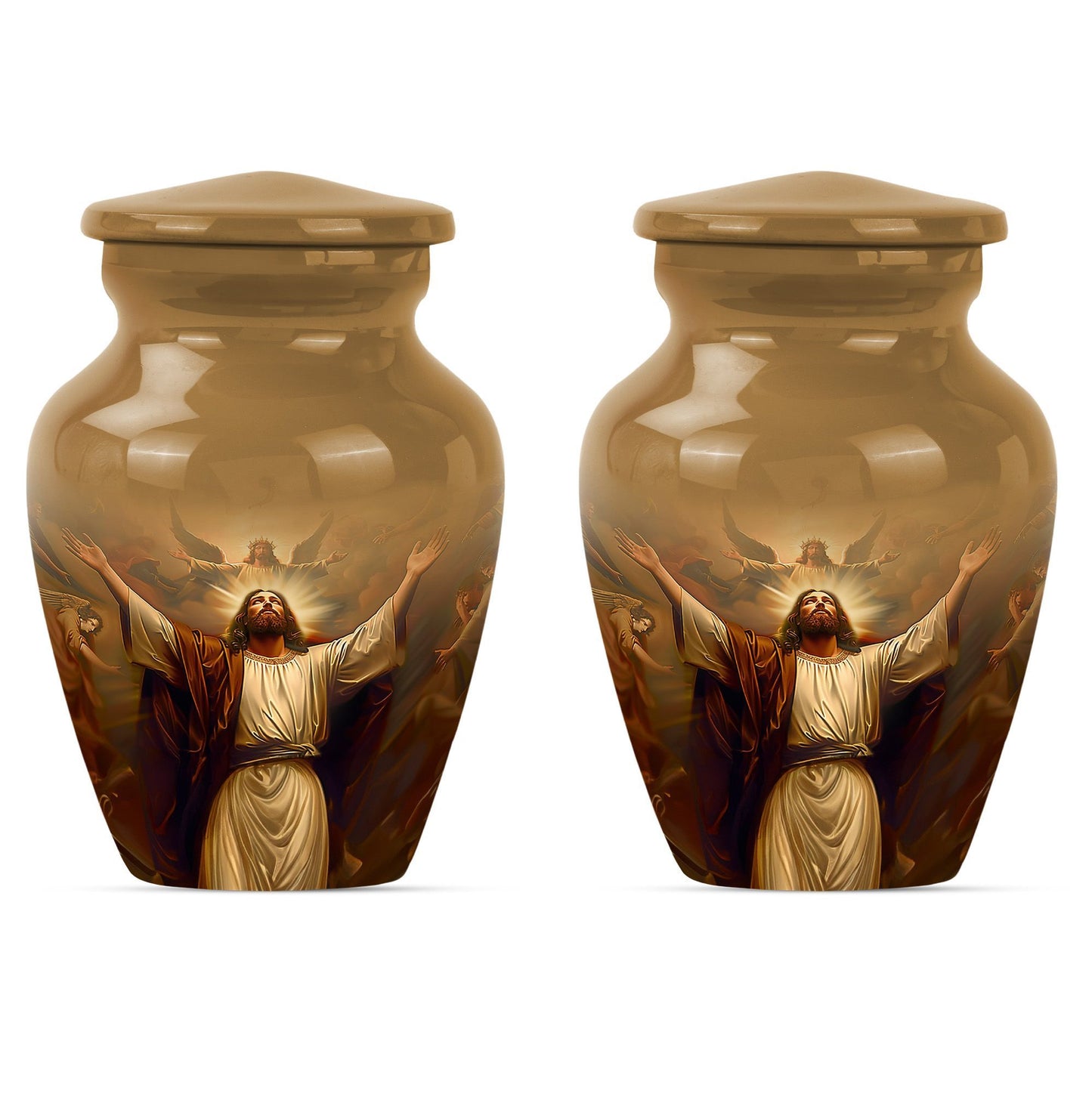 classic Jesus urn for cremation ashes