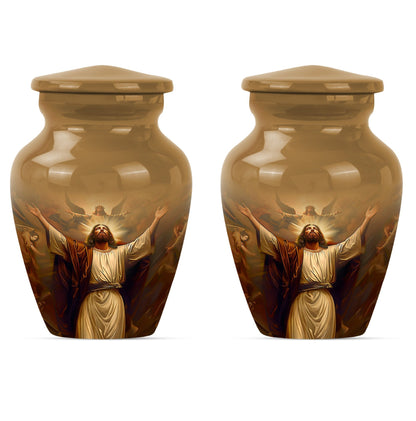 classic Jesus urn for cremation ashes