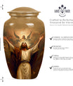 classic Jesus urn for cremation ashes