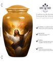 Urn for adult male ashes, 