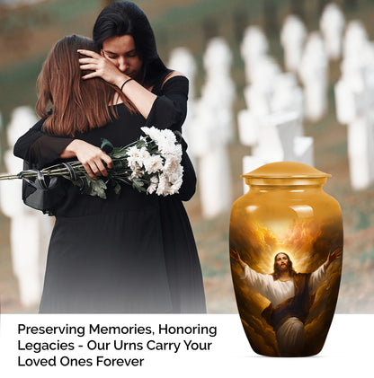Urn for adult male ashes, 