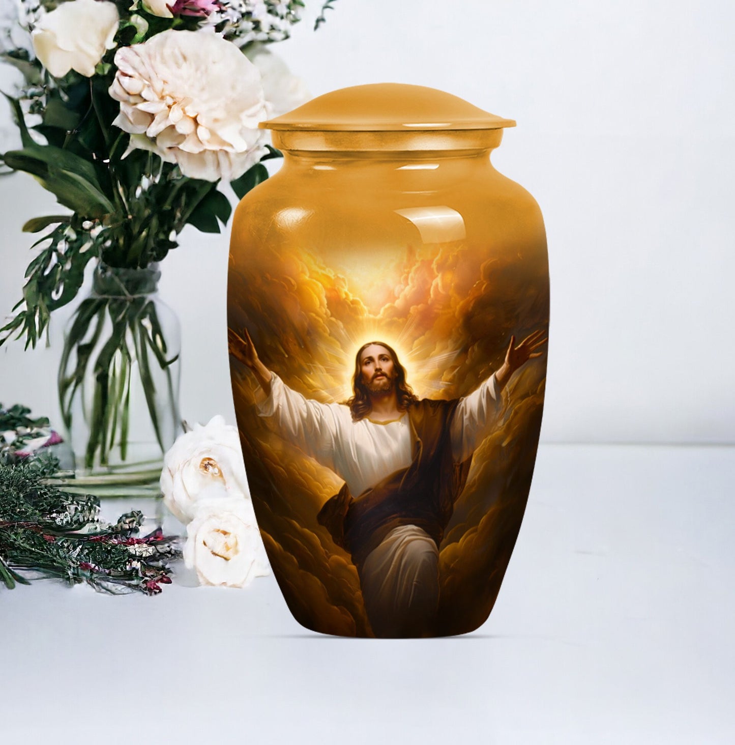 Urn for adult male ashes, 