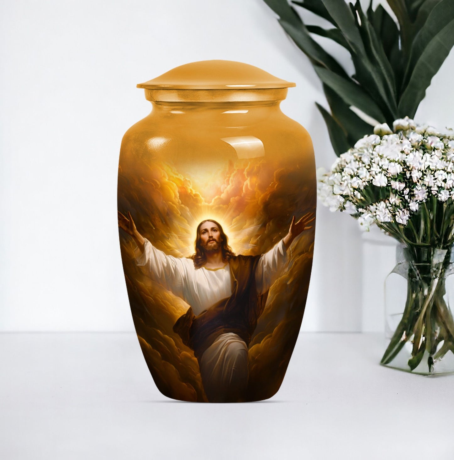 Urn for adult male ashes, 