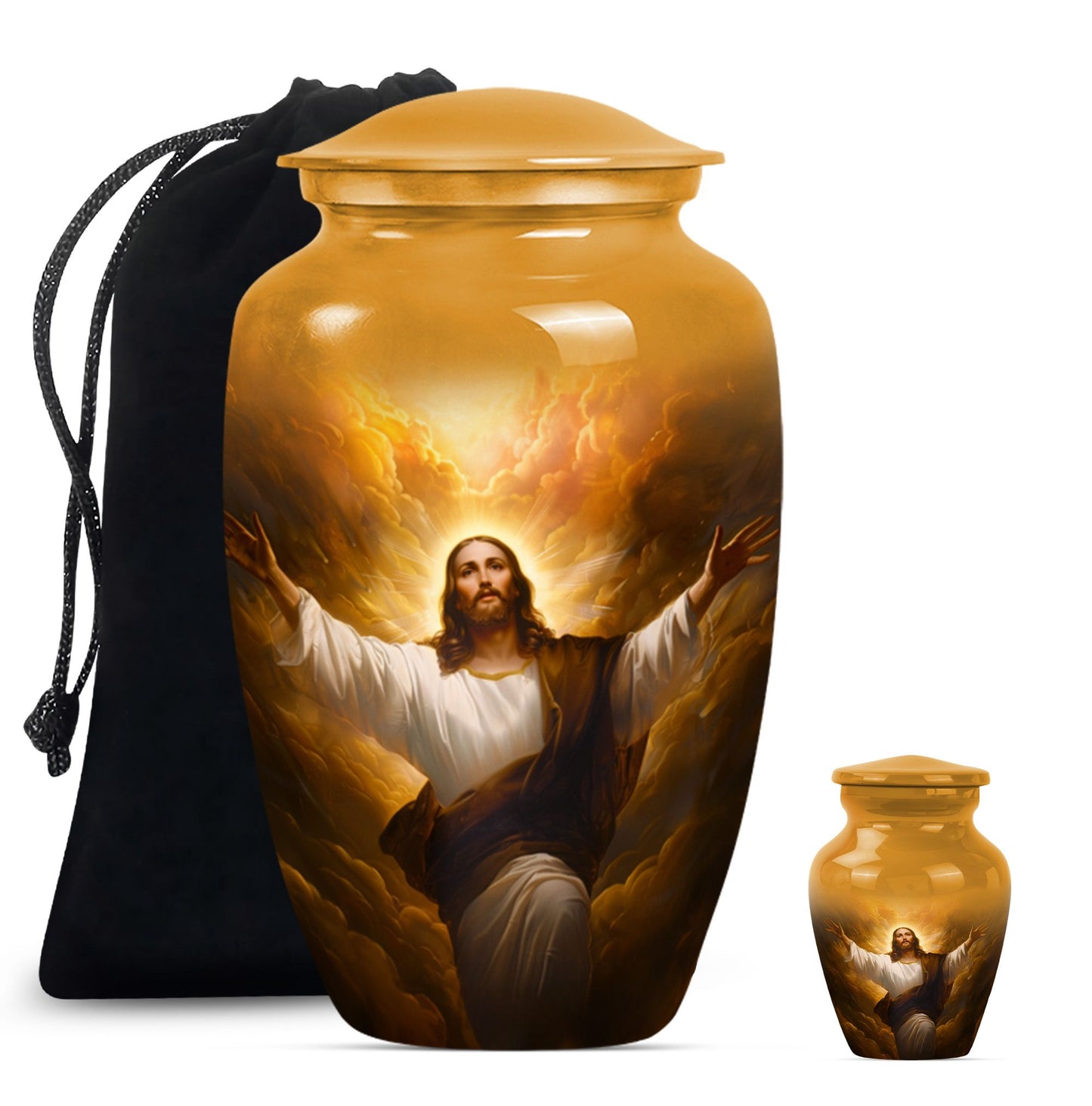 Urn for adult male ashes, 