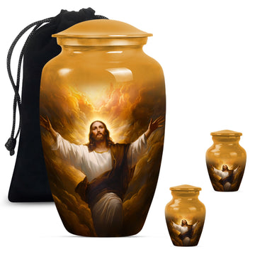 Large Urn with 2 Mini Urn