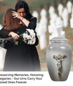 Jesus Urn made of aluminium.