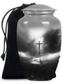 classic Jesus Urn, a large memorial adult urn for cremation