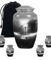 classic Jesus Urn, a large memorial adult urn for cremation