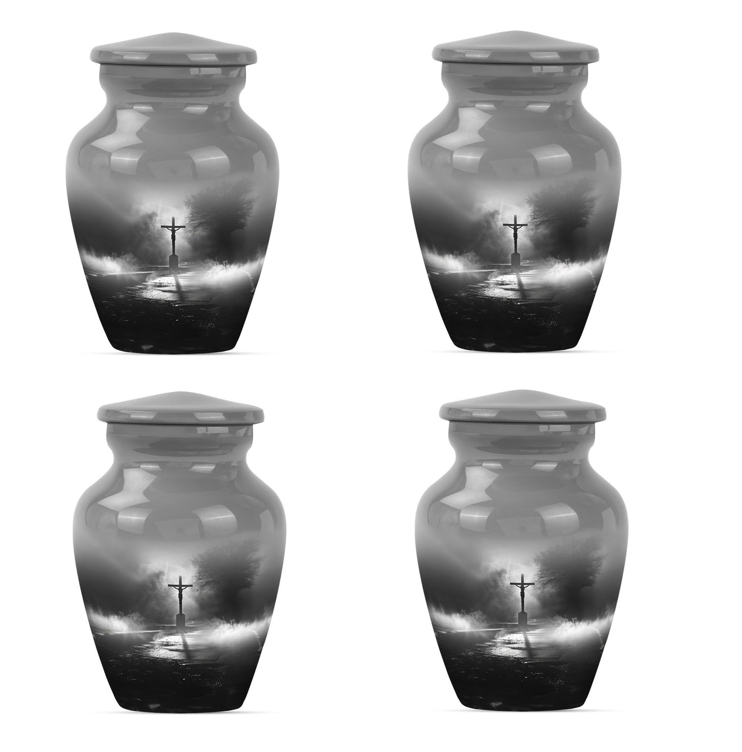 classic Jesus Urn, a large memorial adult urn for cremation