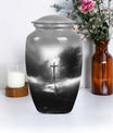 classic Jesus Urn, a large memorial adult urn for cremation