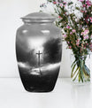 classic Jesus Urn, a large memorial adult urn for cremation