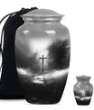 classic Jesus Urn, a large memorial adult urn for cremation