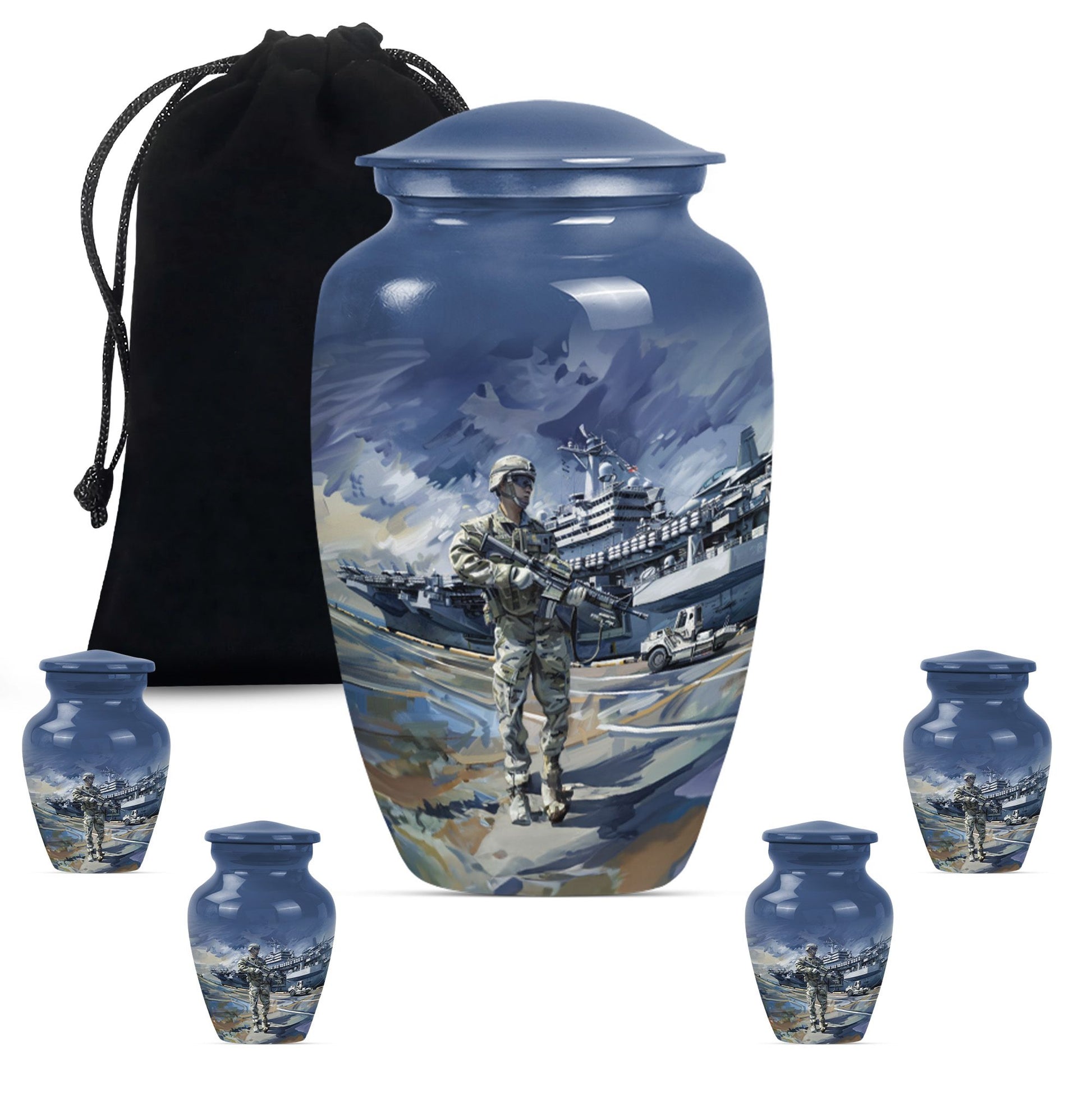 military urn for large cremation