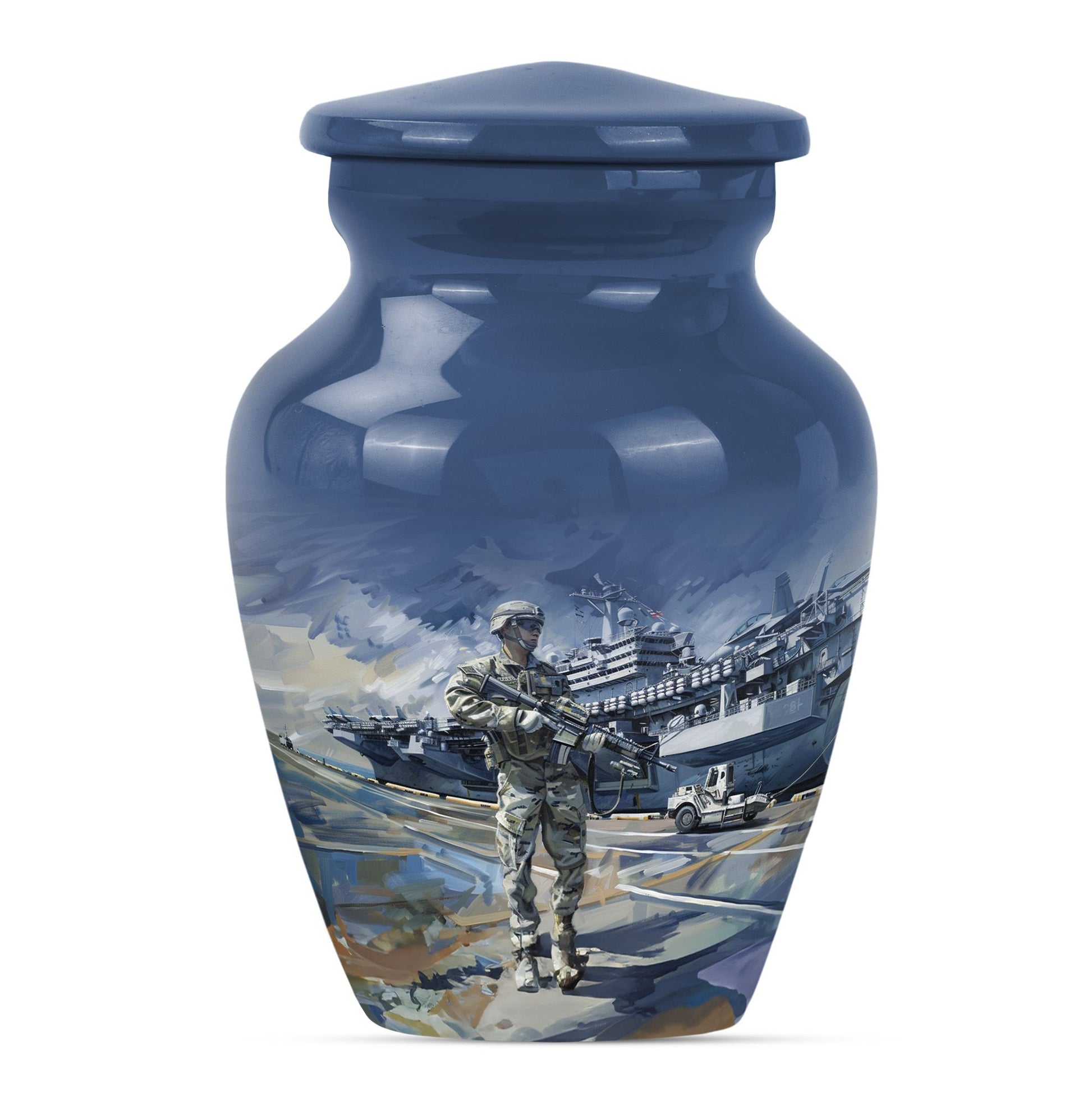 military urn for large cremation