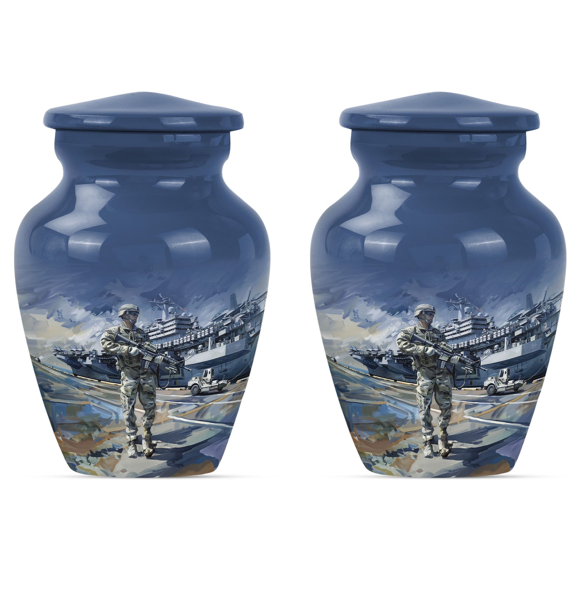 military urn for large cremation