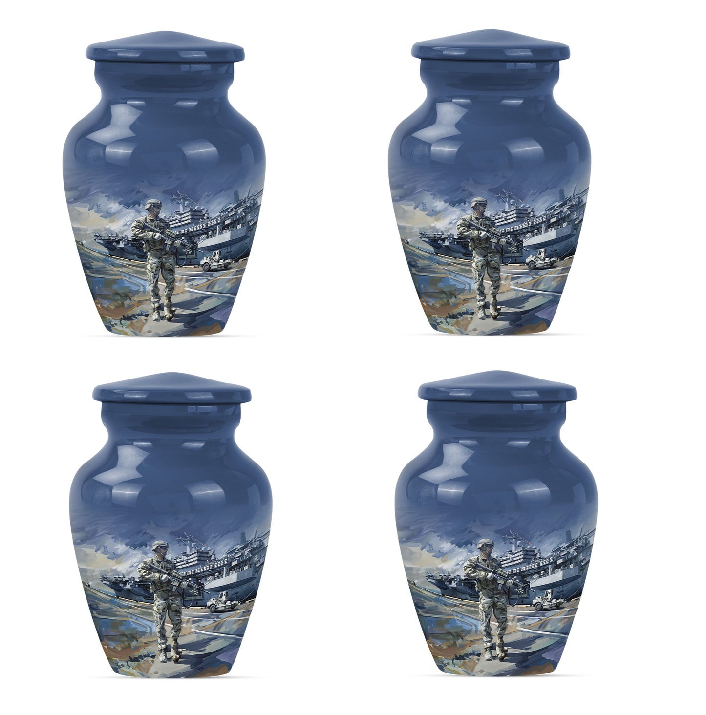 military urn for large cremation