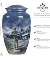 military urn for large cremation
