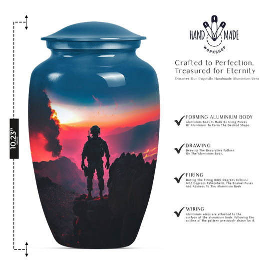 Military urn for ashes