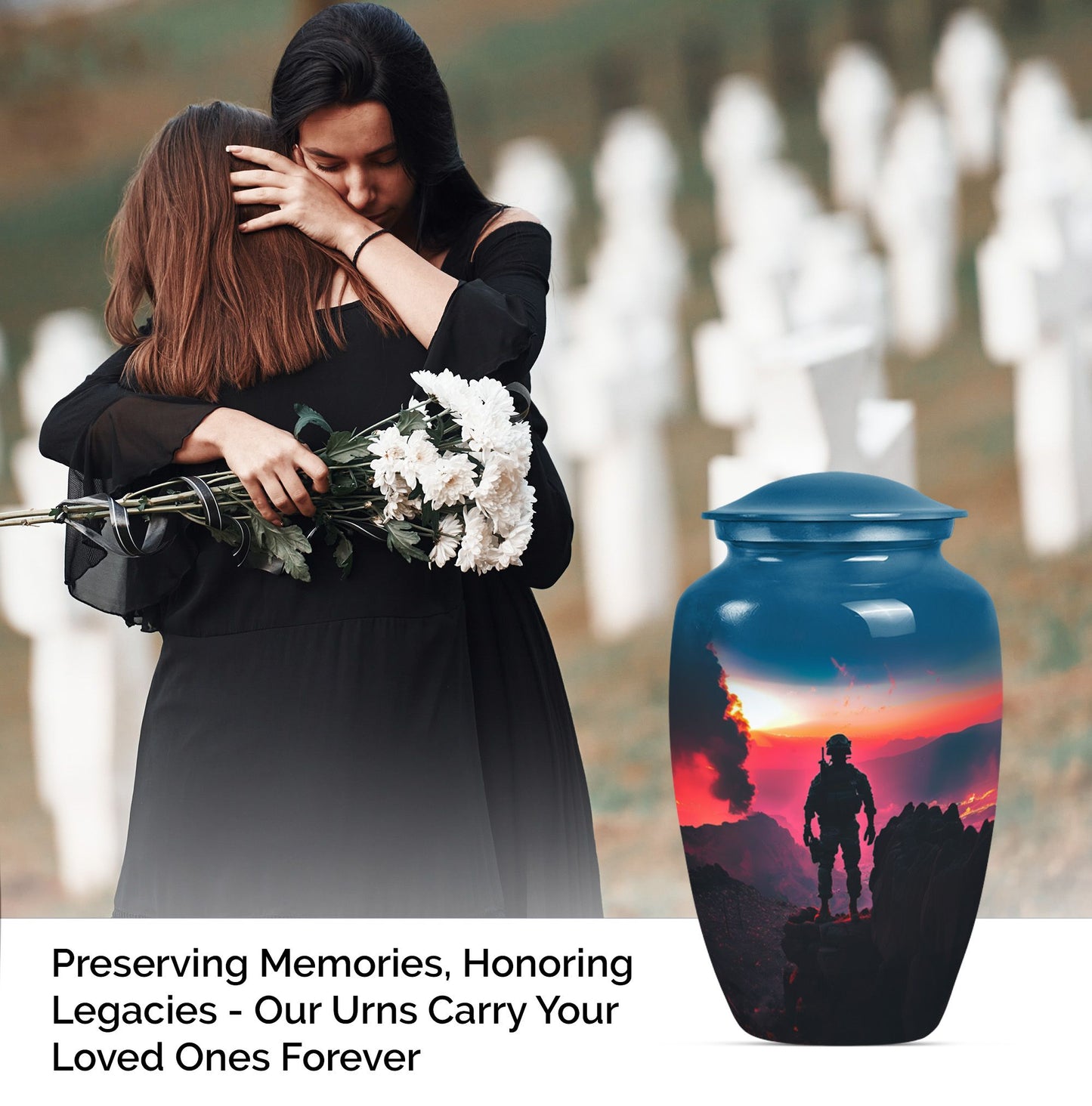Military urn for ashes