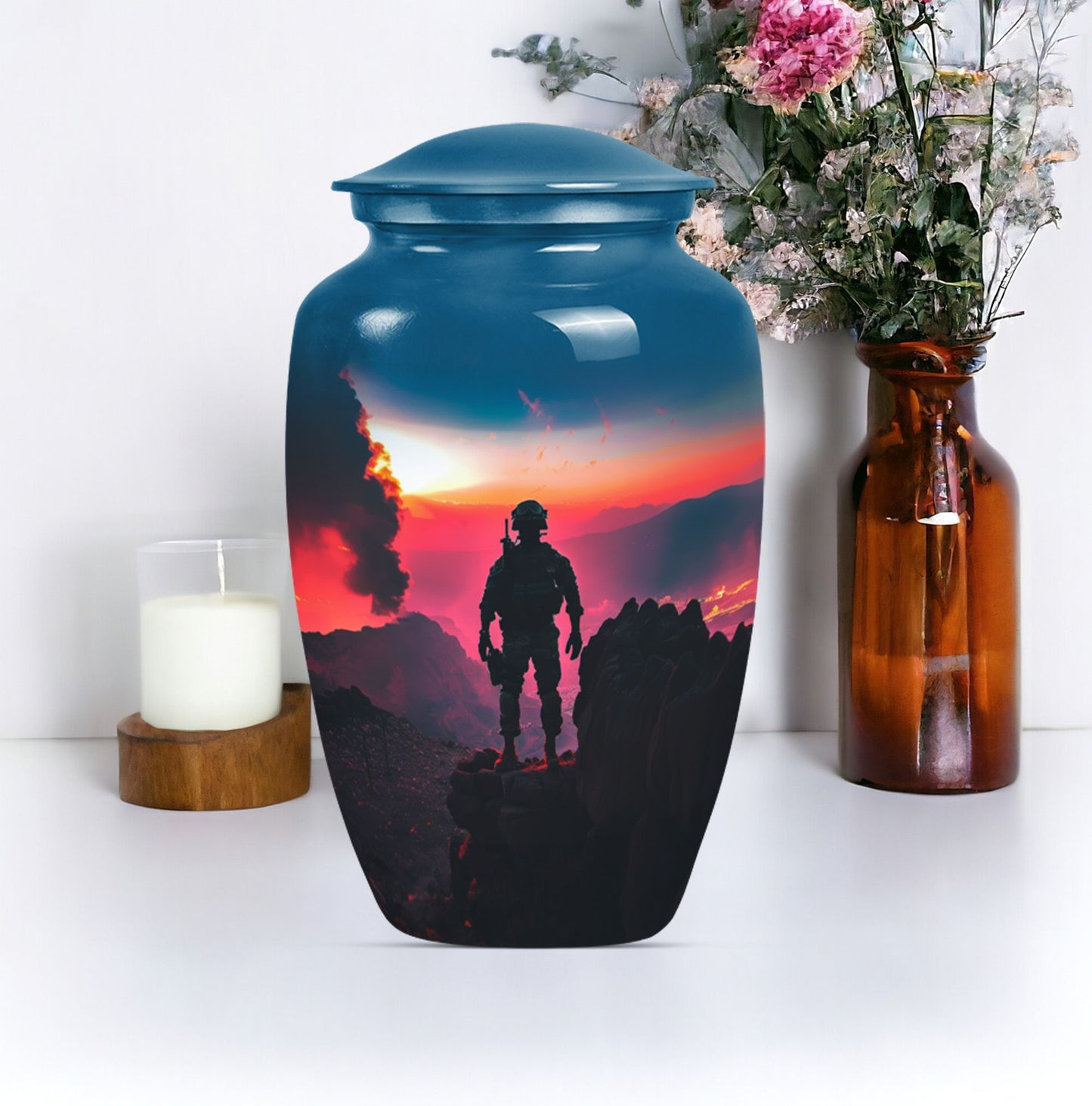 Military urn for ashes