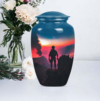 Military urn for ashes