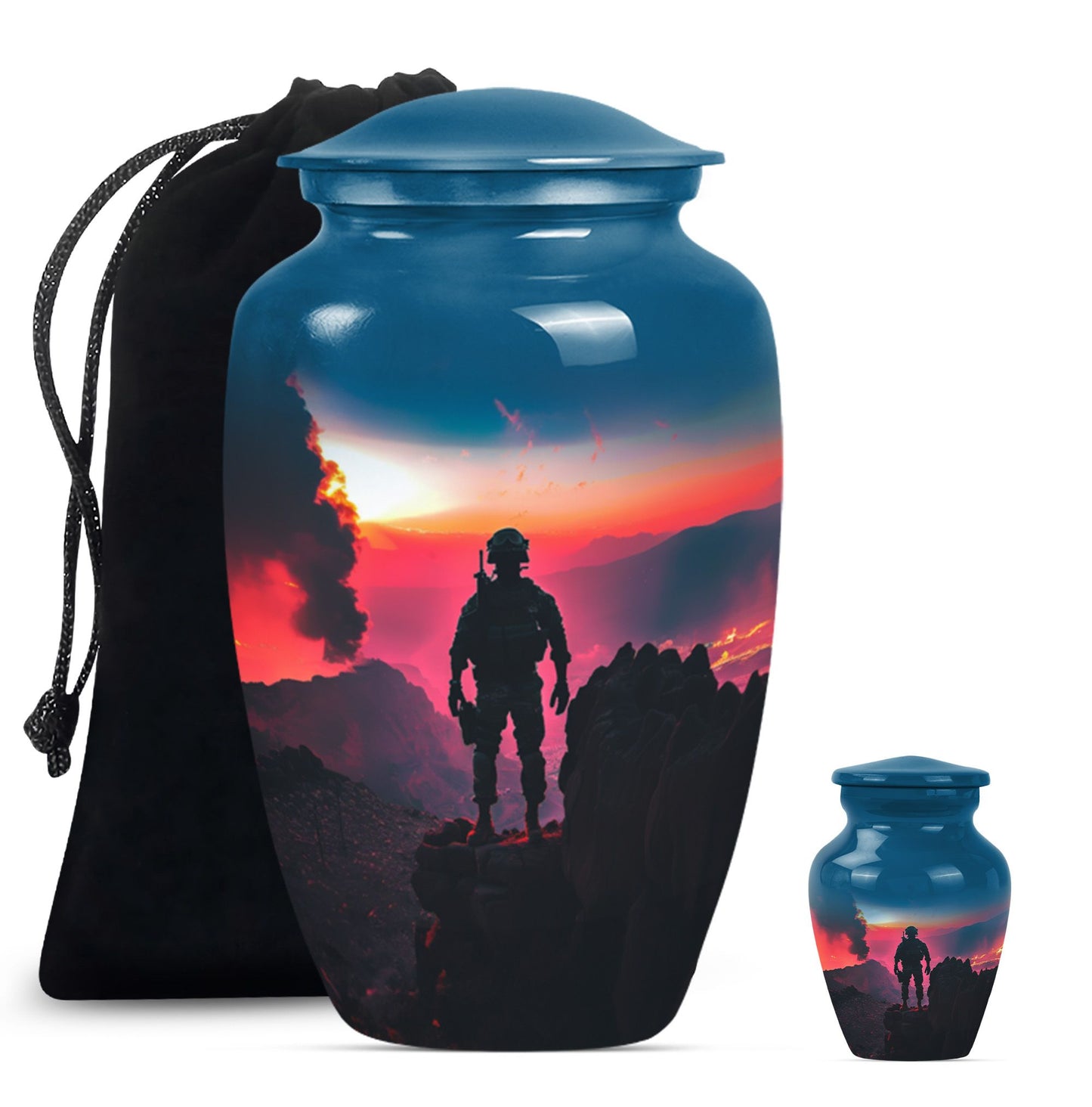 Military urn for ashes
